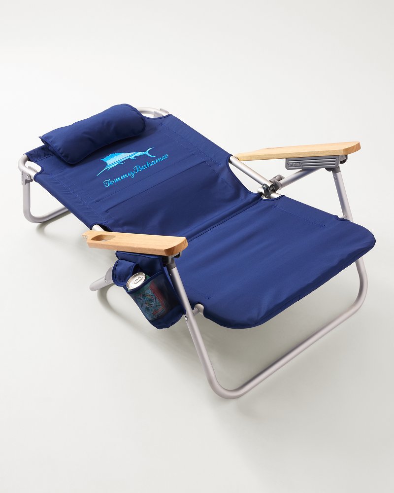 Tommy Bahama Ocean Marlin Deluxe Backpack Beach Chair - Navy
