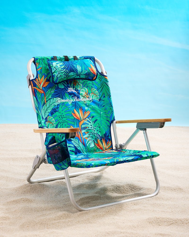 Tommy Bahama Tropical Jungle Deluxe Backpack Beach Chair - Multicolor