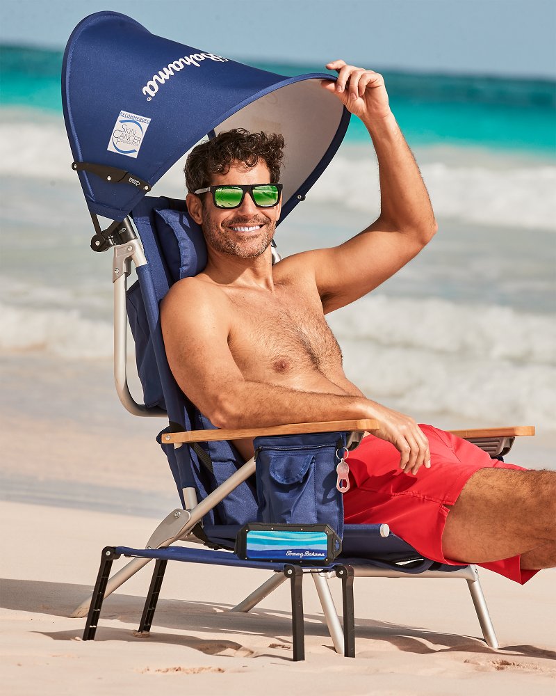 Tommy Bahama Marlin Palms Ultimate Beach Chair - Navy