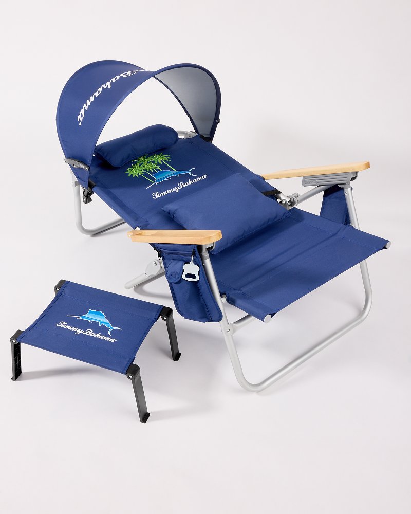 Tommy Bahama Marlin Palms Ultimate Beach Chair - Navy