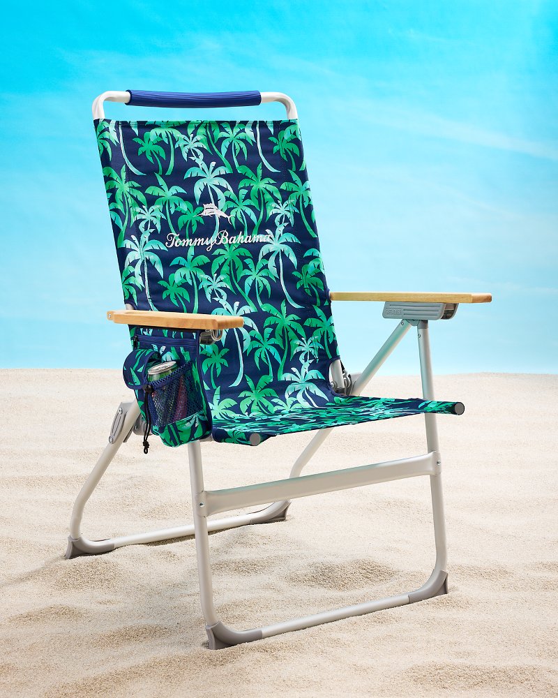Tommy Bahama Tonal Palm Trees Highboy Beach Chair - Multicolor