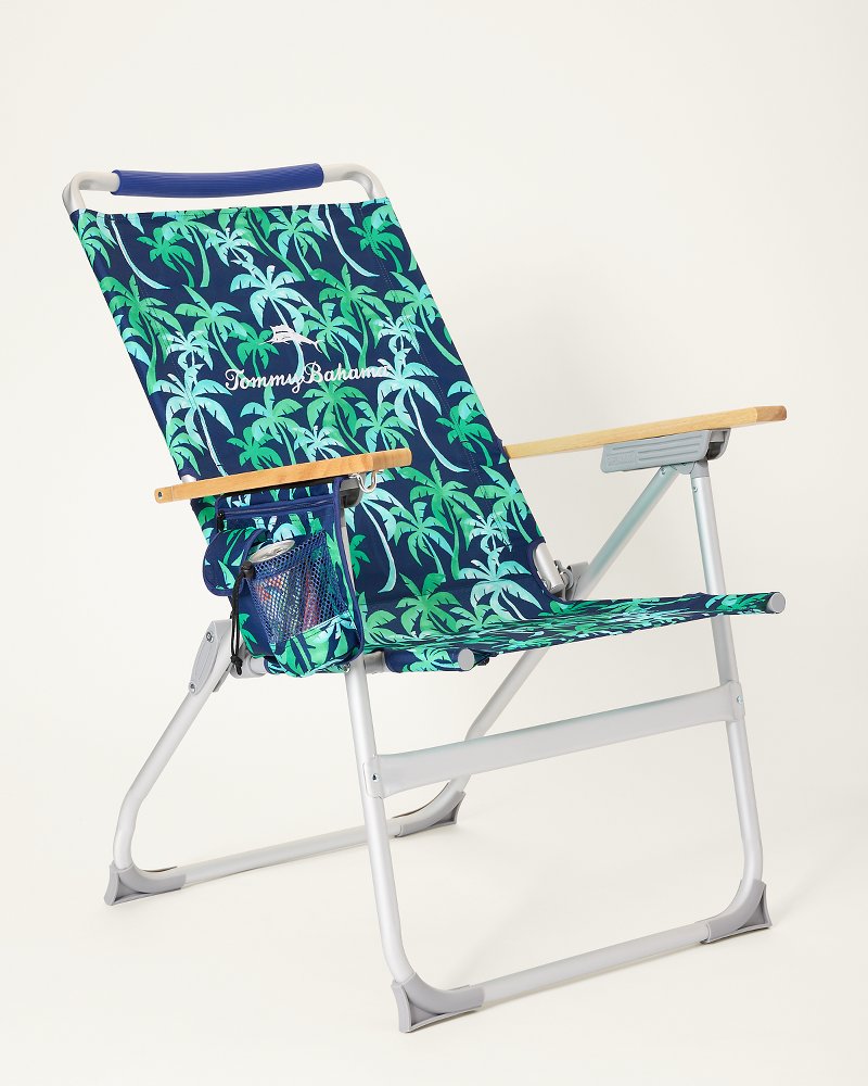 Tommy Bahama Tonal Palm Trees Highboy Beach Chair - Multicolor