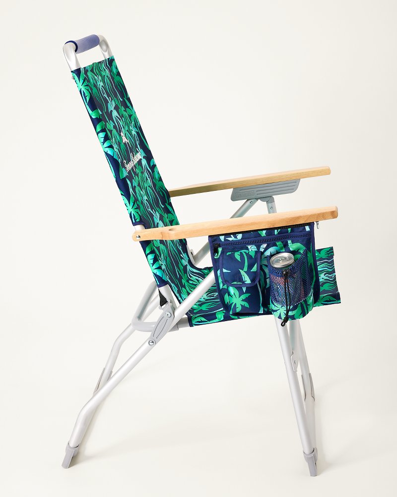 Tommy Bahama Tonal Palm Trees Highboy Beach Chair - Multicolor