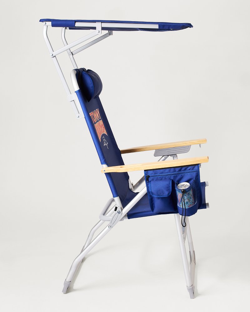 Tommy Bahama Highboy Canopy Beach Chair - Navy