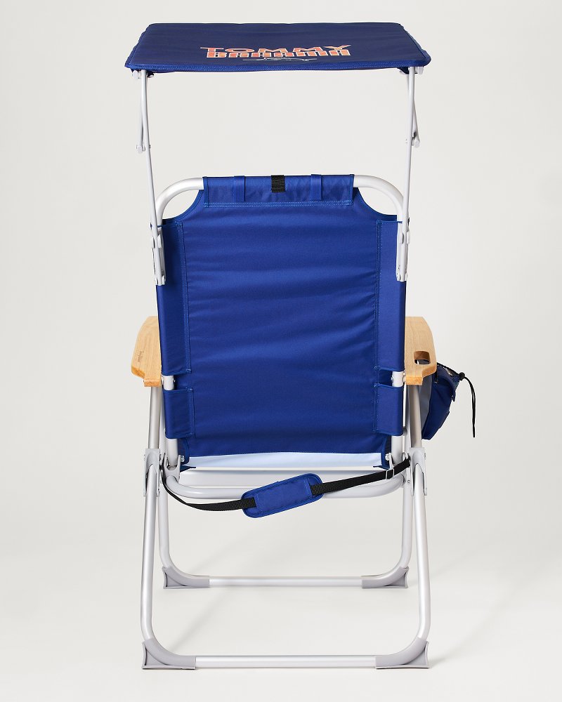 Tommy Bahama Highboy Canopy Beach Chair - Navy