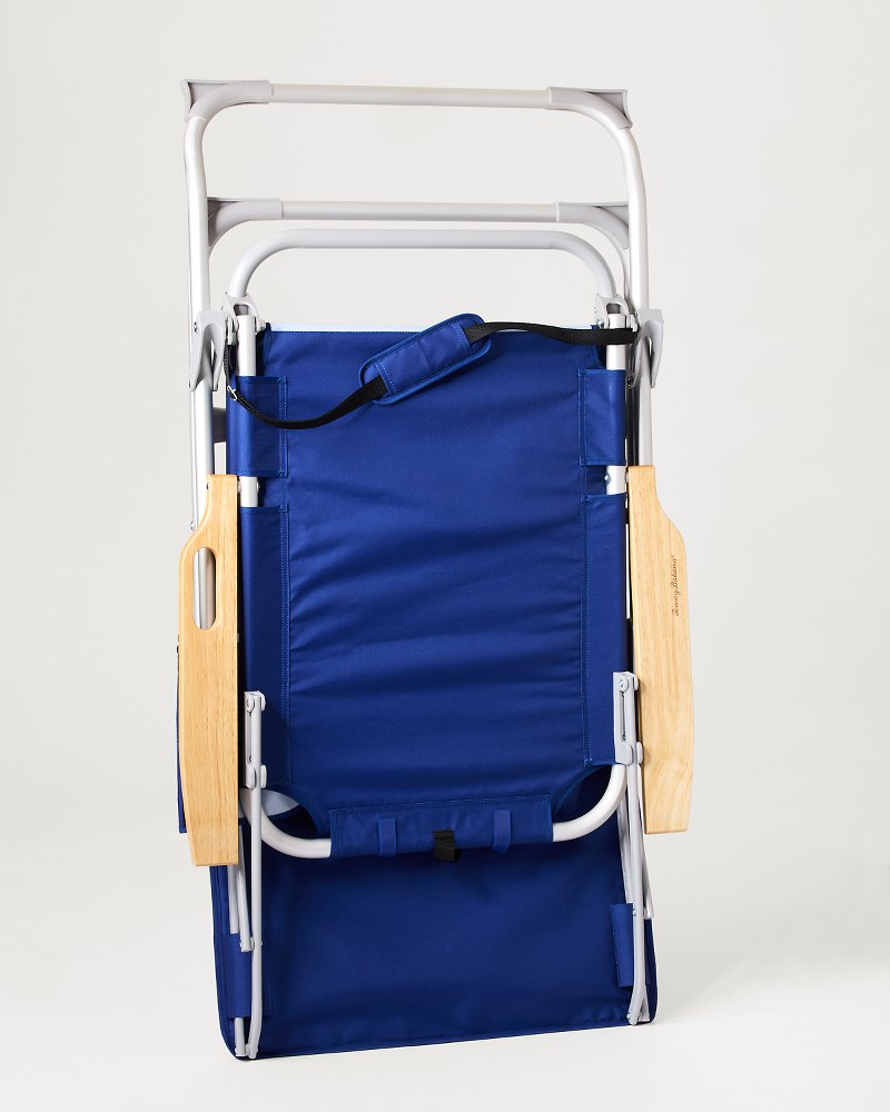 Tommy Bahama Highboy Canopy Beach Chair - Navy