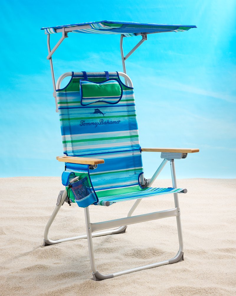 Tommy Bahama Verde Gardens Highboy Canopy Beach Chair - Multicolor