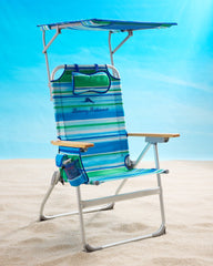 Tommy Bahama Verde Gardens Highboy Canopy Beach Chair - Multicolor
