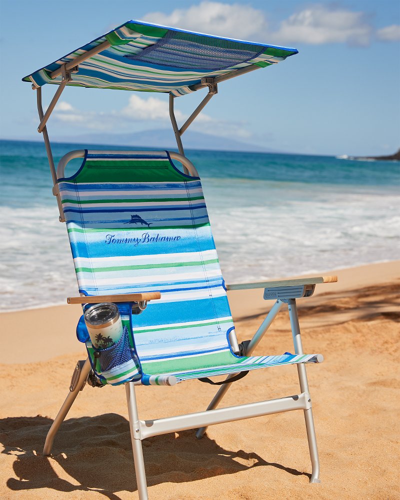 Tommy Bahama Verde Gardens Highboy Canopy Beach Chair - Multicolor