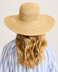 Daisy Floppy Raffia Hat - Daisy