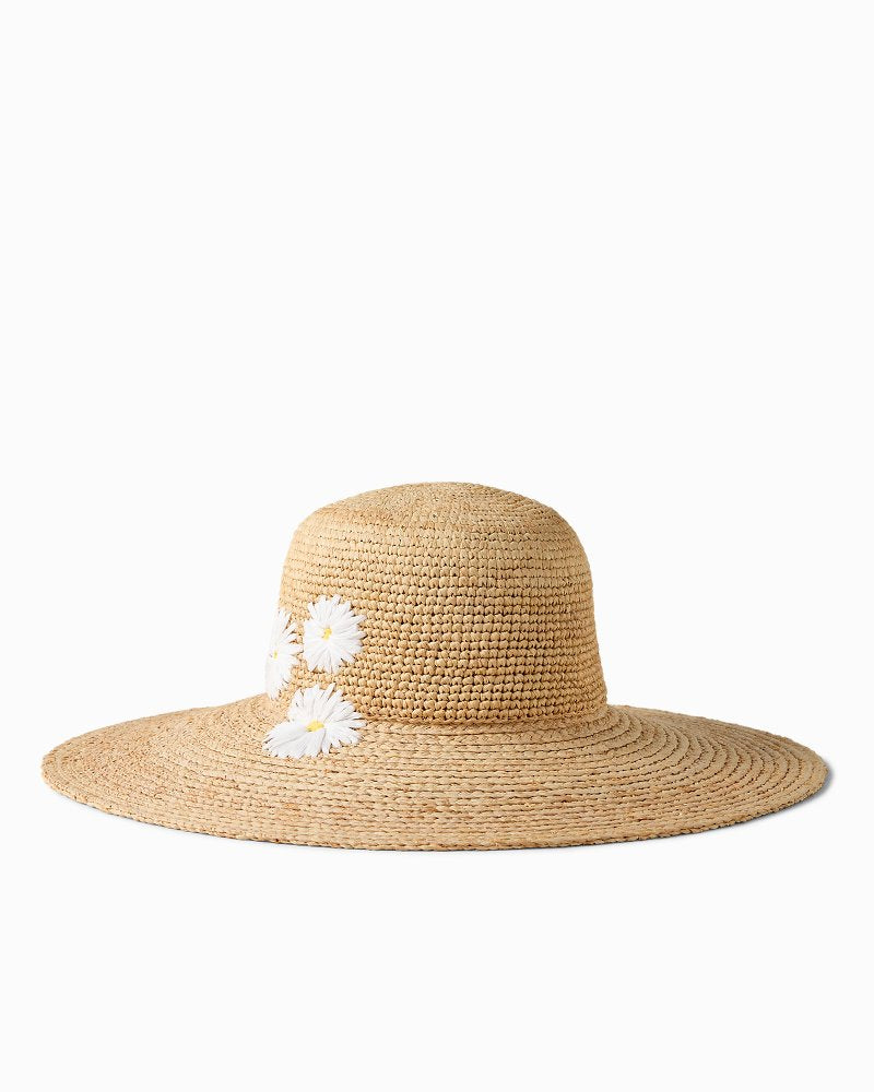 Daisy Floppy Raffia Hat - Daisy