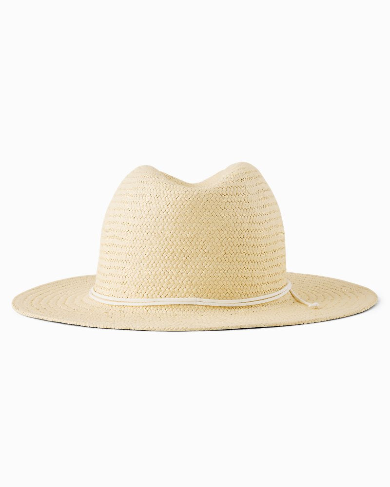 Classic Packable Travel Hat - Natural/White