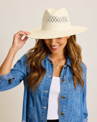 Luxe Packable Sun Hat - Bleach