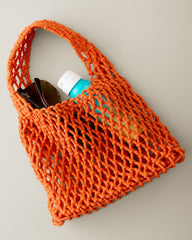 Lizzie Cotton Mini Bag - Mandarin