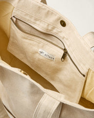 Natural Canvas Traveler Tote - Natural