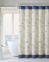 Caribbean Sea Shower Curtain - Blue