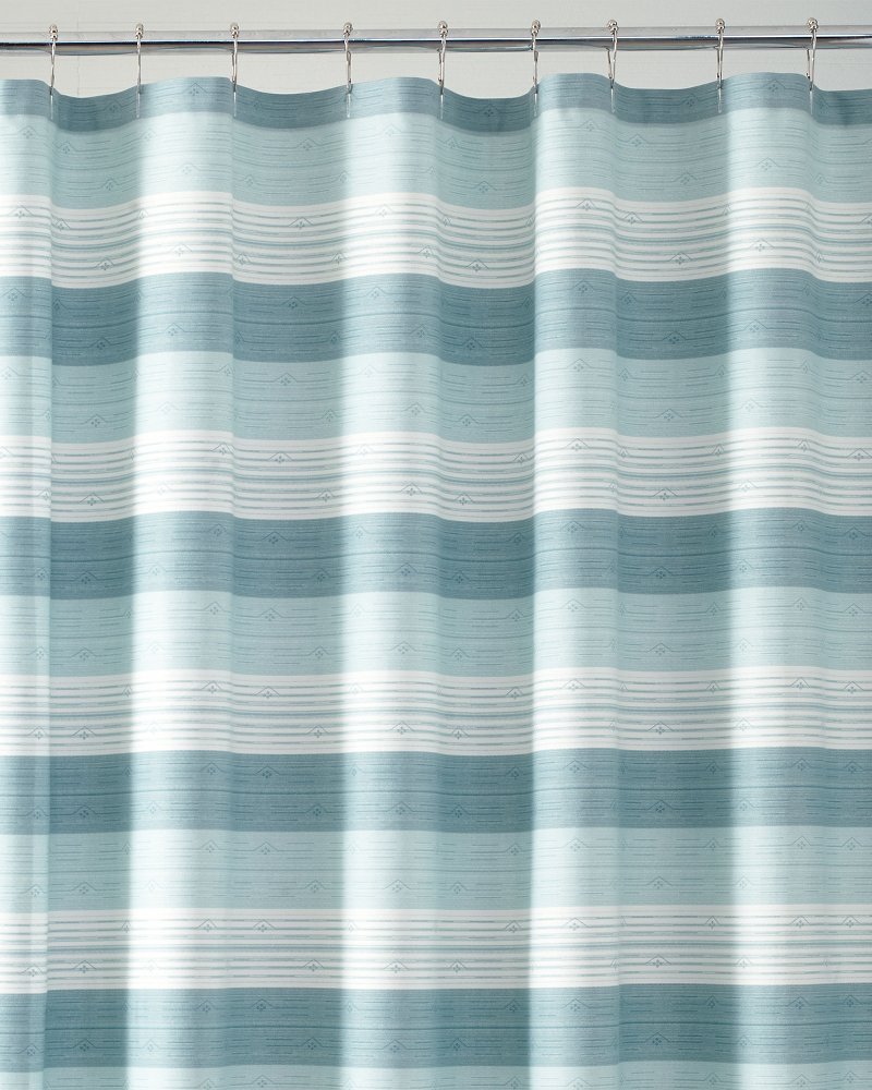 Hula Beach Shower Curtain - Blue