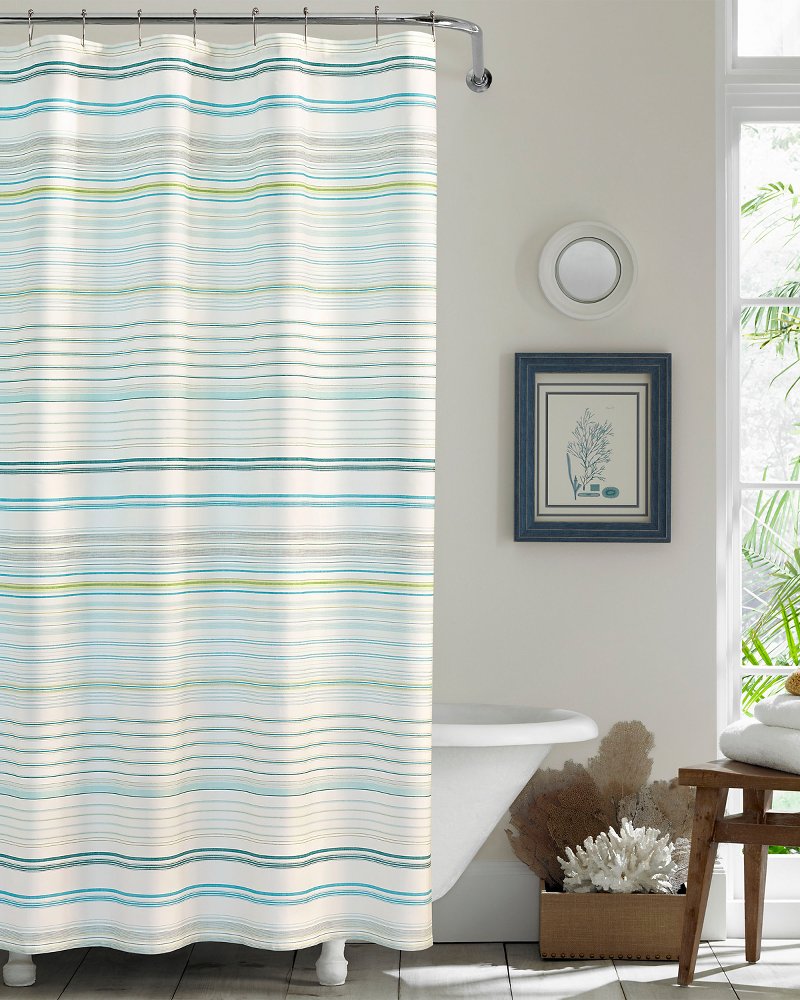 La Scala Breezer Shower Curtain - Green