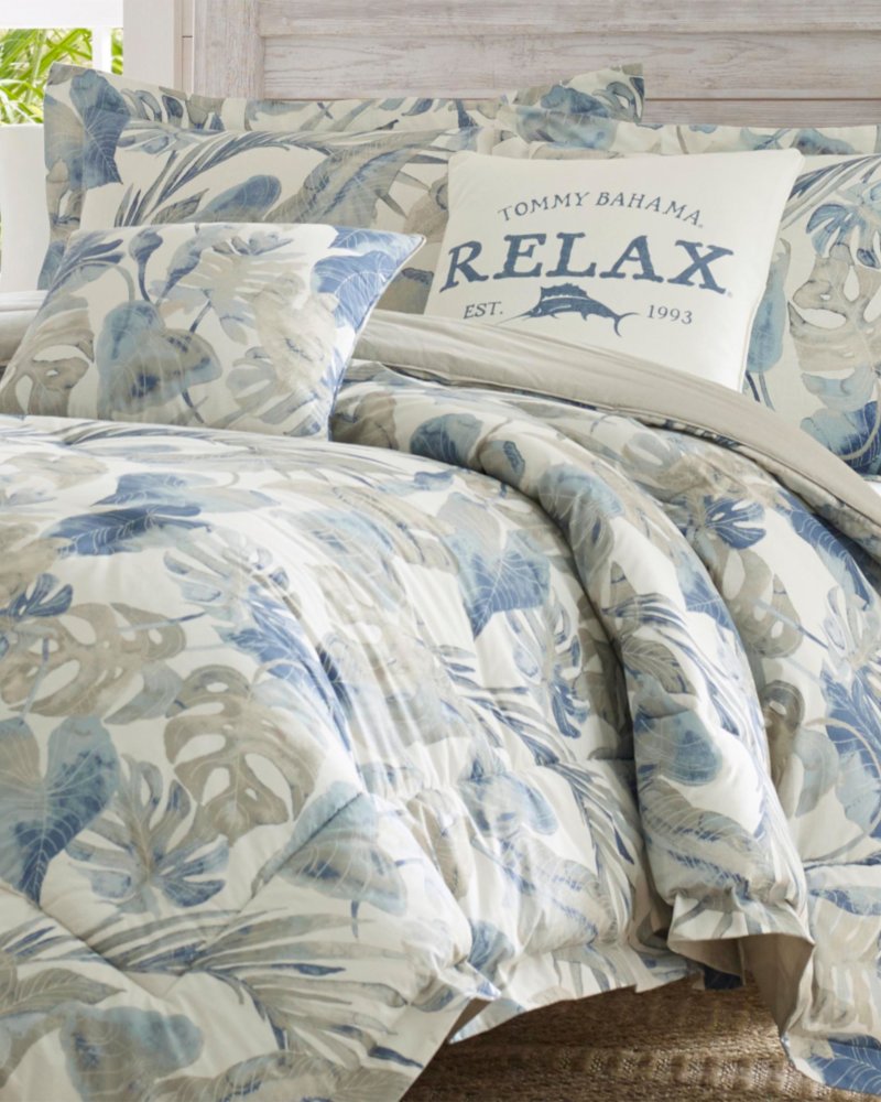 Raw Coast 5-Piece Queen Comforter Set - Chambray Blue
