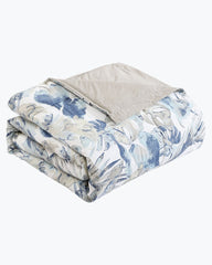 Raw Coast 5-Piece Queen Comforter Set - Chambray Blue