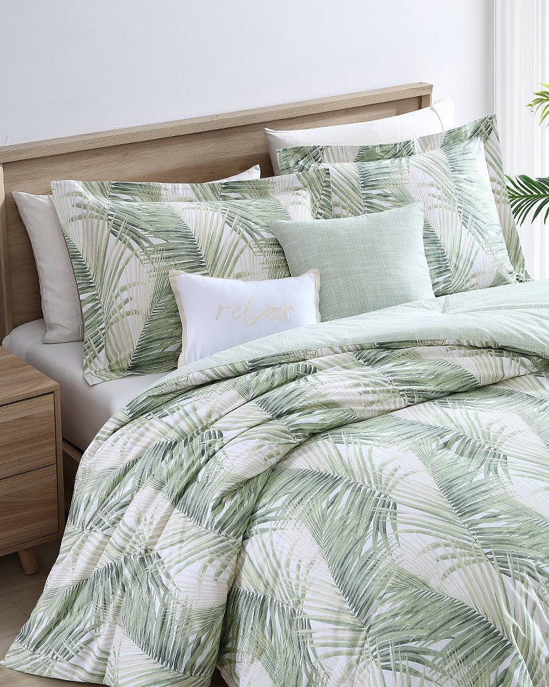 Kauai 5-Piece King Comforter Set - Green