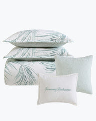 Canyon Palms Reversible 5-Piece Full/Queen Comforter Set - Green