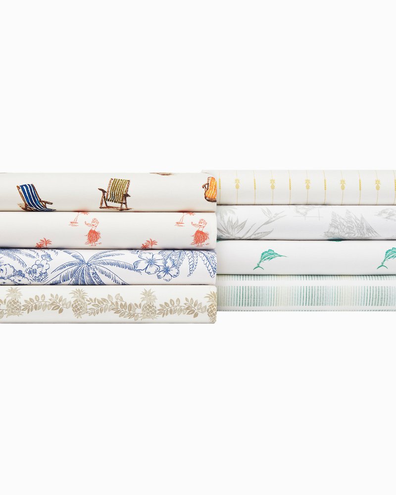 Vintage Map 4-Piece Queen Sheet Set - Grey