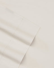Cool Zone Solid 4-Piece Cotton Cooling Queen Sheet Set - Grey