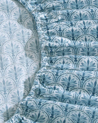 Coastal Batik Blue 4-Piece King Sheet Set - Blue