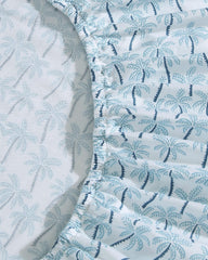 Palmtastic 4-Piece King Sheet Set - Blue