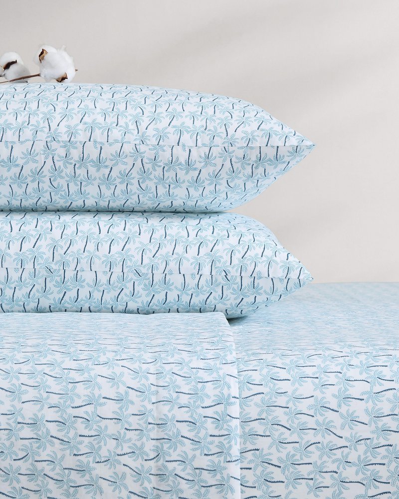 Palmtastic 4-Piece King Sheet Set - Blue