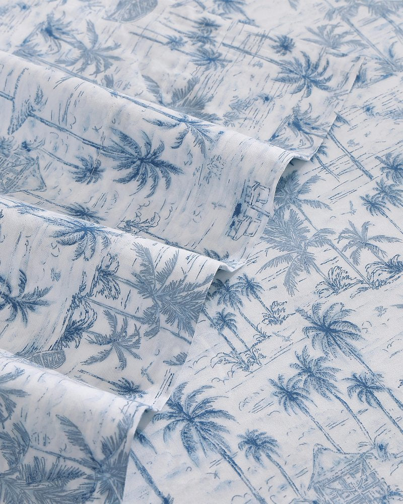 Surfside 4-Piece King Sheet Set - Fresh Blue