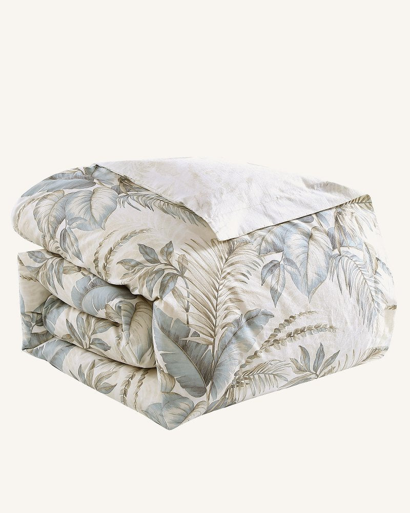 Baker's Bluff Reversible 3-Piece Queen Comforter Set - Silvery Blue