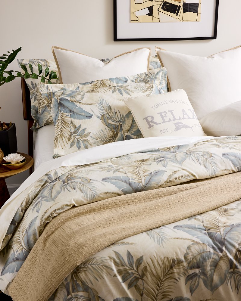 Baker's Bluff Reversible 3-Piece Queen Comforter Set - Silvery Blue