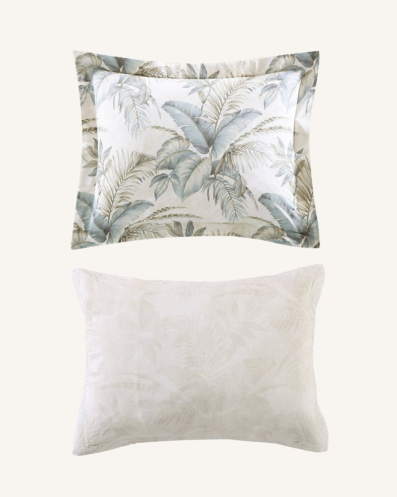 Baker's Bluff Reversible 3-Piece King Comforter Set - Silvery Blue