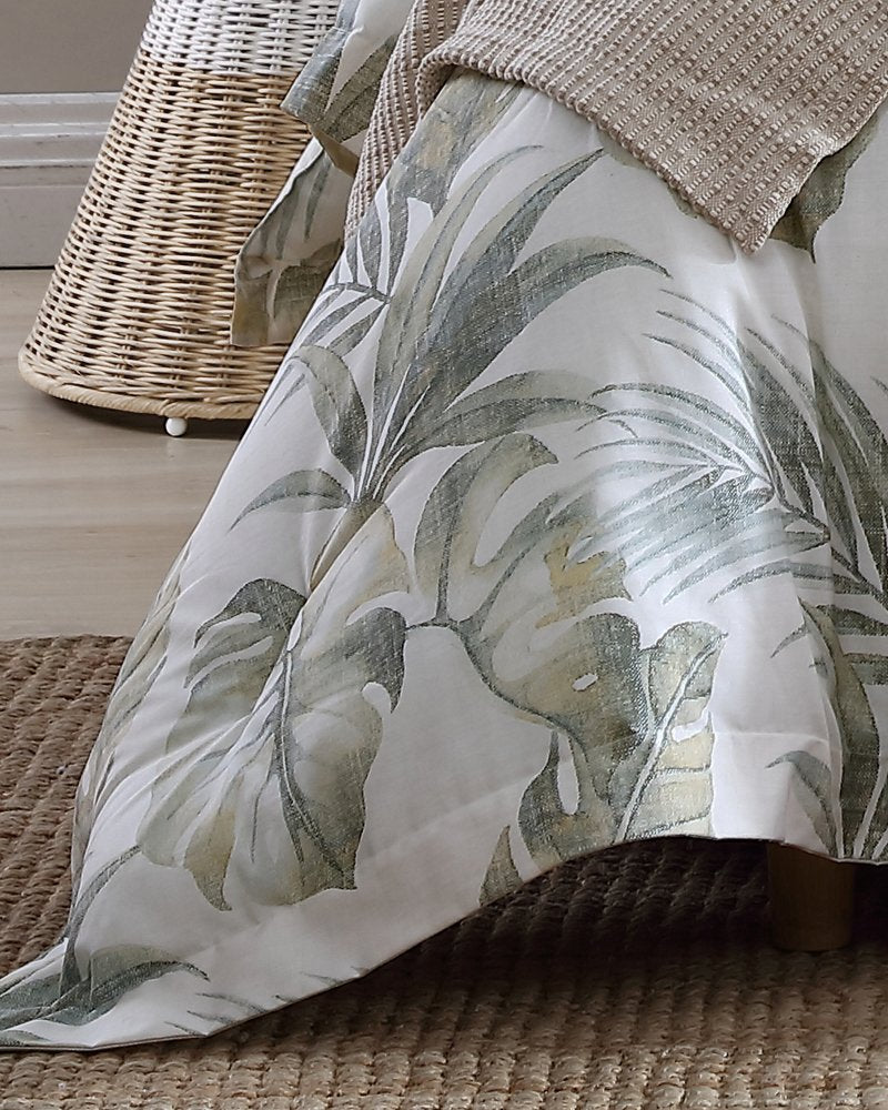 Waimea Bay Reversible 3-Piece Queen Comforter Set - Green