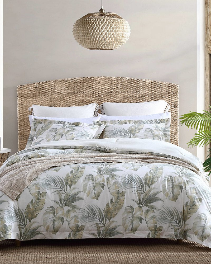 Waimea Bay Reversible 3-Piece Queen Comforter Set - Green