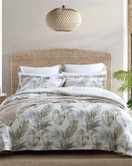 Waimea Bay Reversible 3-Piece Queen Comforter Set - Green