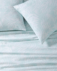 Art of Palms 3-Piece King Comforter Set - Blue