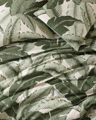 Vintage Palms Reversible 3-Piece Full/Queen Comforter Set - Jungle