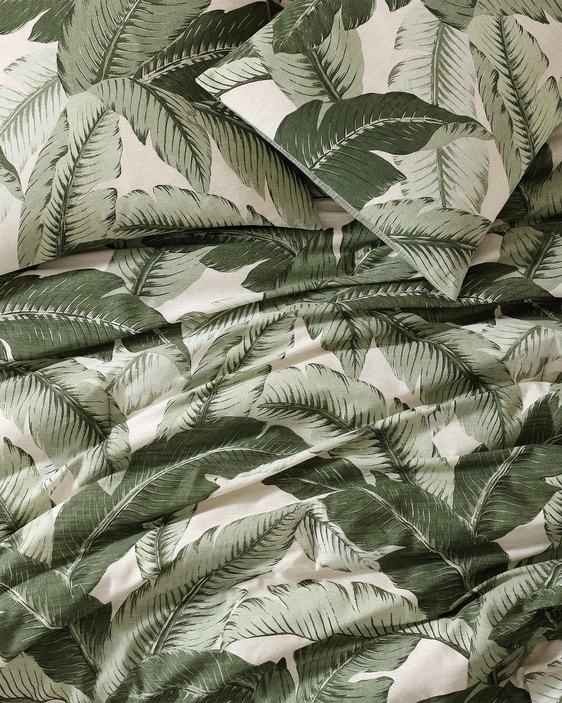 Vintage Palms Reversible 3-Piece King Comforter Set - Jungle