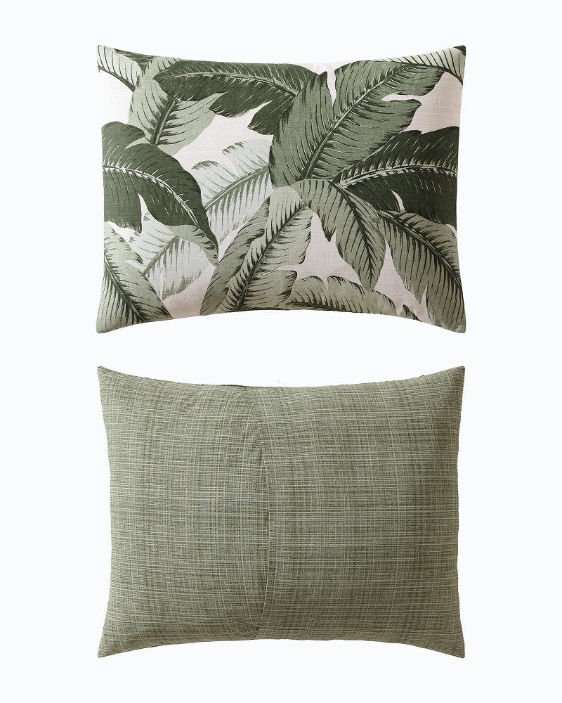 Vintage Palms Reversible 3-Piece King Comforter Set - Jungle