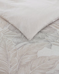 Island Estate Jungle Palms Reversible 3-Piece Full/Queen Comforter Set - Beige