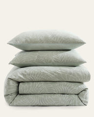 Island Estate Harbor Palm Reversible 3-Piece Full/Queen Comforter Set - Green
