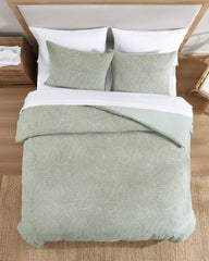 Island Estate Harbor Palm Reversible 3-Piece King Comforter Set - Green