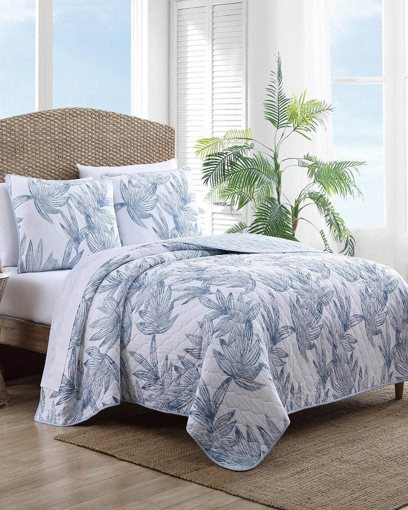 Kayo 2-Piece Twin Quilt Set - Blue
