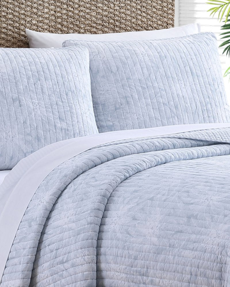 Makena 2-Piece Twin Quilt Set - Blue