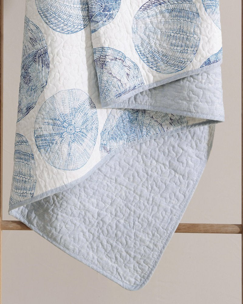 Ocean Isle 3-Piece Full/Queen Quilt Set - Blue