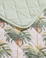Santiago Reversible 2-Piece Twin Quilt Set - Pink