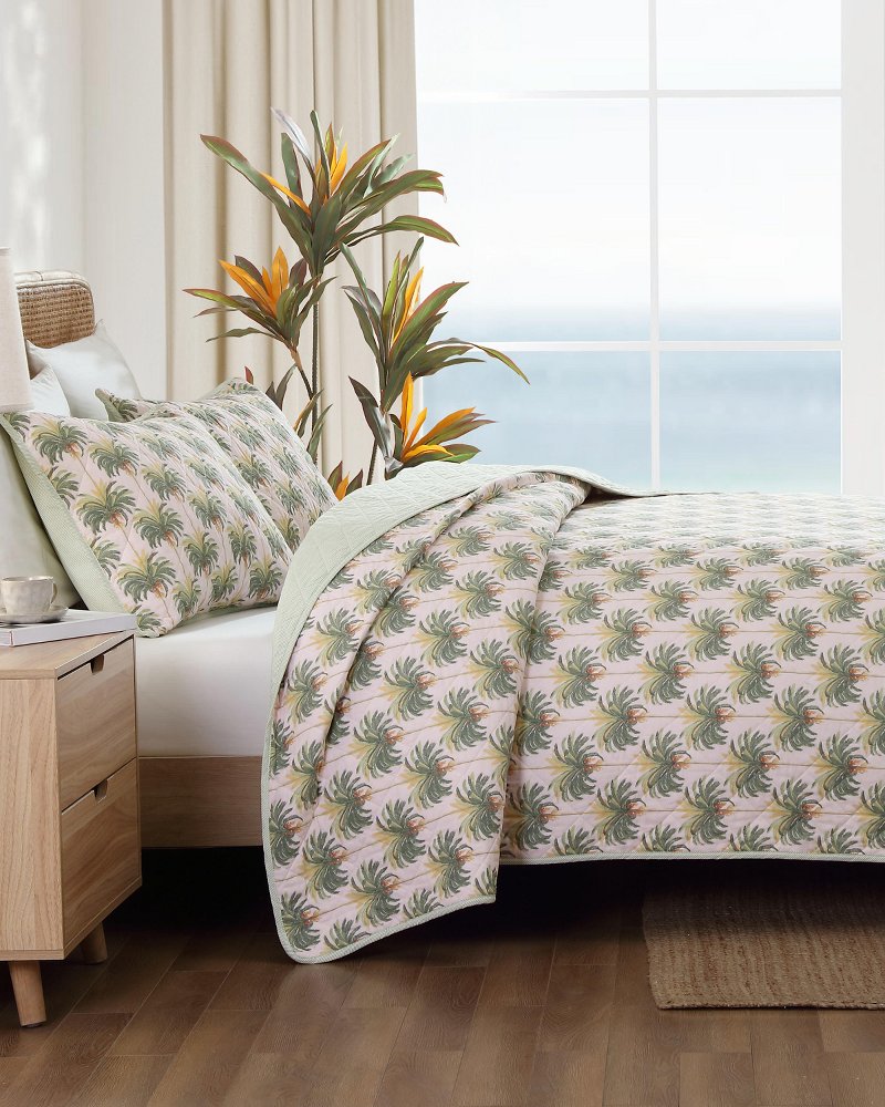 Santiago Reversible 2-Piece Twin Quilt Set - Pink